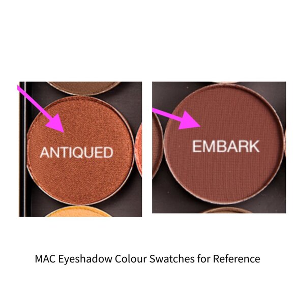MAC Embark and Antiqued Eyeshadow with Casa and Nars samples - Picture 1 of 17